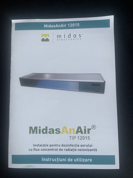 MidasAnAir aparat pentru dezinfectie