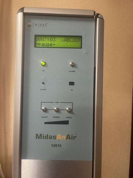 MidasAnAir aparat pentru dezinfectie